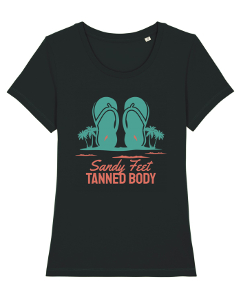Sandy Feet Tanned Body Black