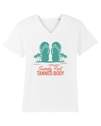 Sandy Feet Tanned Body White