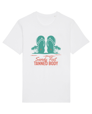 Sandy Feet Tanned Body White