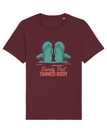 Sandy Feet Tanned Body Burgundy