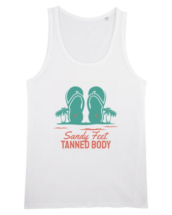 Sandy Feet Tanned Body White