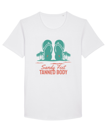 Sandy Feet Tanned Body White
