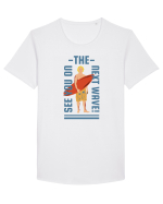 See You On the Next Wave Tricou mânecă scurtă guler larg Bărbat Skater