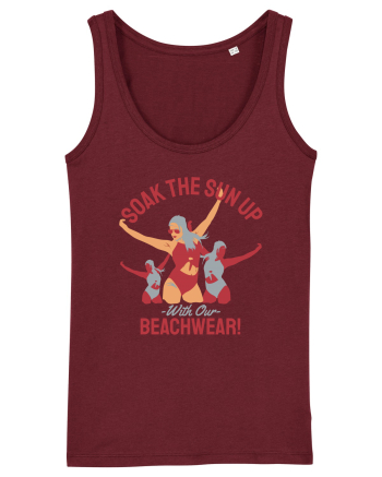 Soak the Sun Up with Our Beachwear! Burgundy