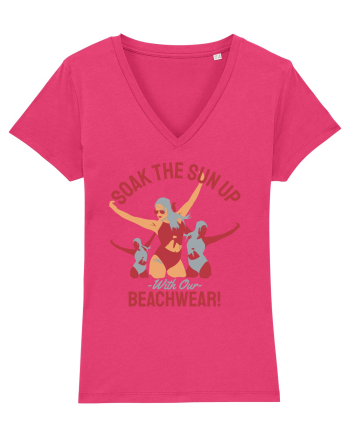 Soak the Sun Up with Our Beachwear! Raspberry
