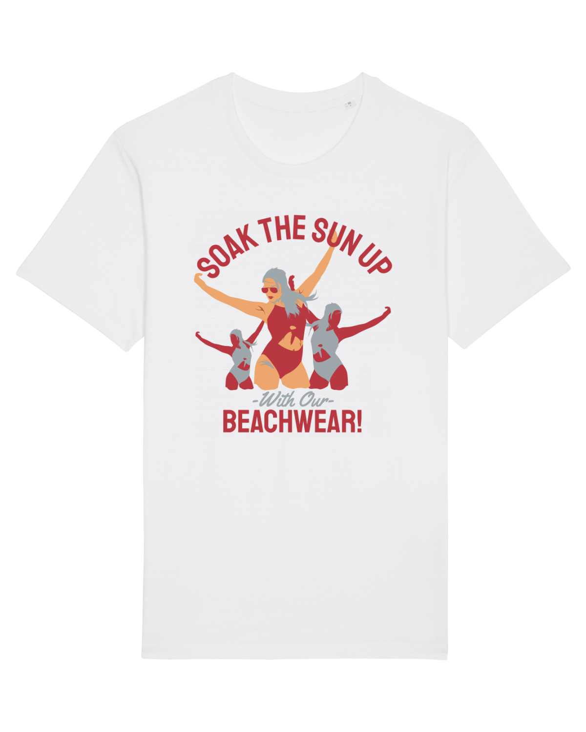 Tricou mânecă scurtă Unisex Rocker White