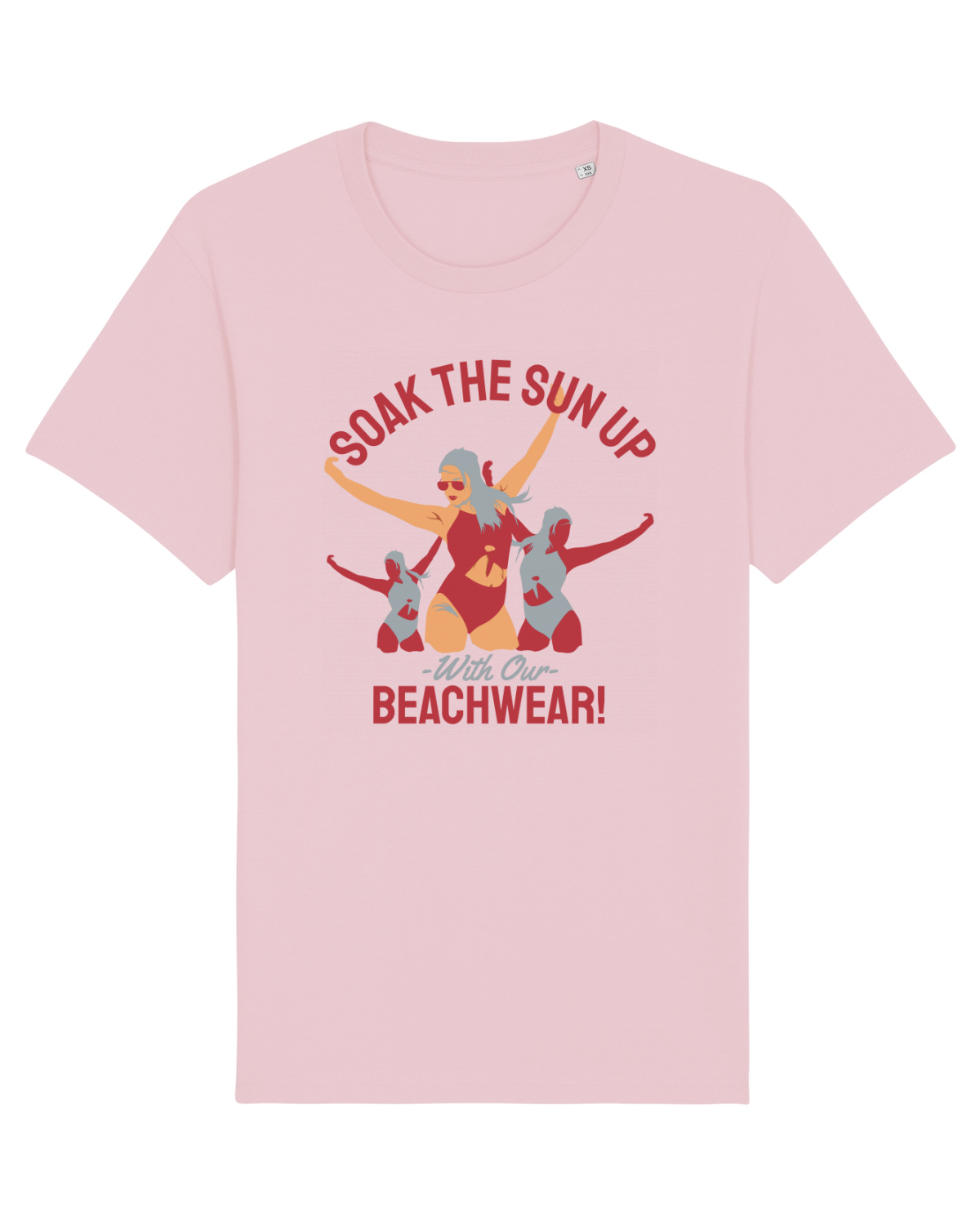 Tricou mânecă scurtă Unisex Rocker Cotton Pink