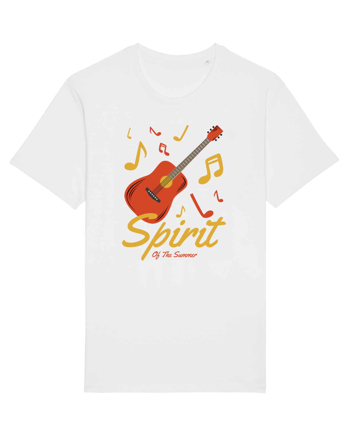 Tricou mânecă scurtă Unisex Rocker White