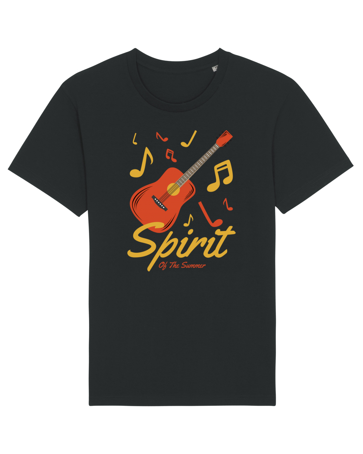 Tricou mânecă scurtă Unisex Rocker Black