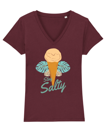 Stay Salty Burgundy