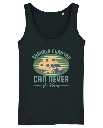 Summer Camping  Can Never Go Wrong Black
