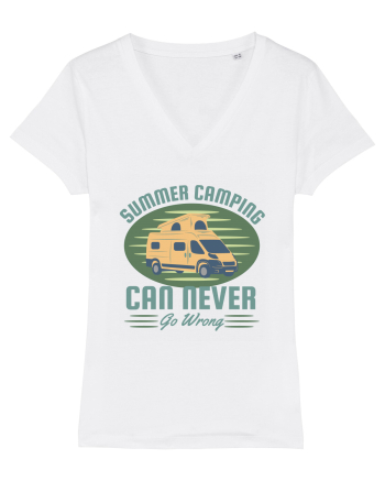Summer Camping  Can Never Go Wrong White