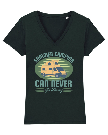 Summer Camping  Can Never Go Wrong Black