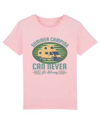 Summer Camping  Can Never Go Wrong Cotton Pink