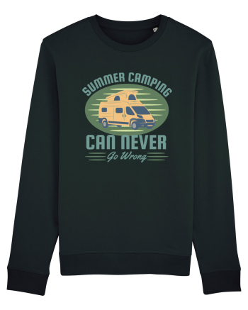 Summer Camping  Can Never Go Wrong Black