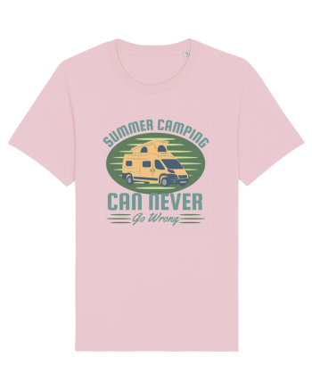 Summer Camping  Can Never Go Wrong Cotton Pink