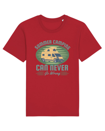 Summer Camping  Can Never Go Wrong Red