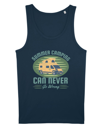 Summer Camping  Can Never Go Wrong Navy