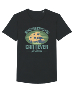 Summer Camping  Can Never Go Wrong Tricou mânecă scurtă guler larg Bărbat Skater