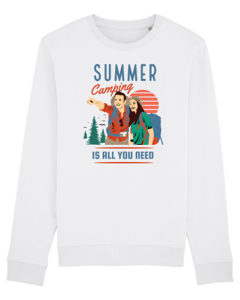 Summer Camping Is All You Need White