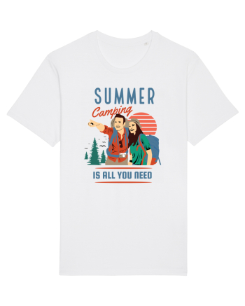 Summer Camping Is All You Need White