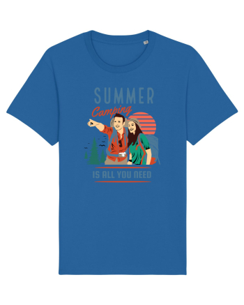 Summer Camping Is All You Need Royal Blue