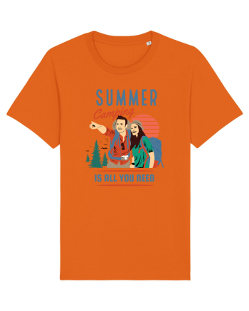 Summer Camping Is All You Need Bright Orange