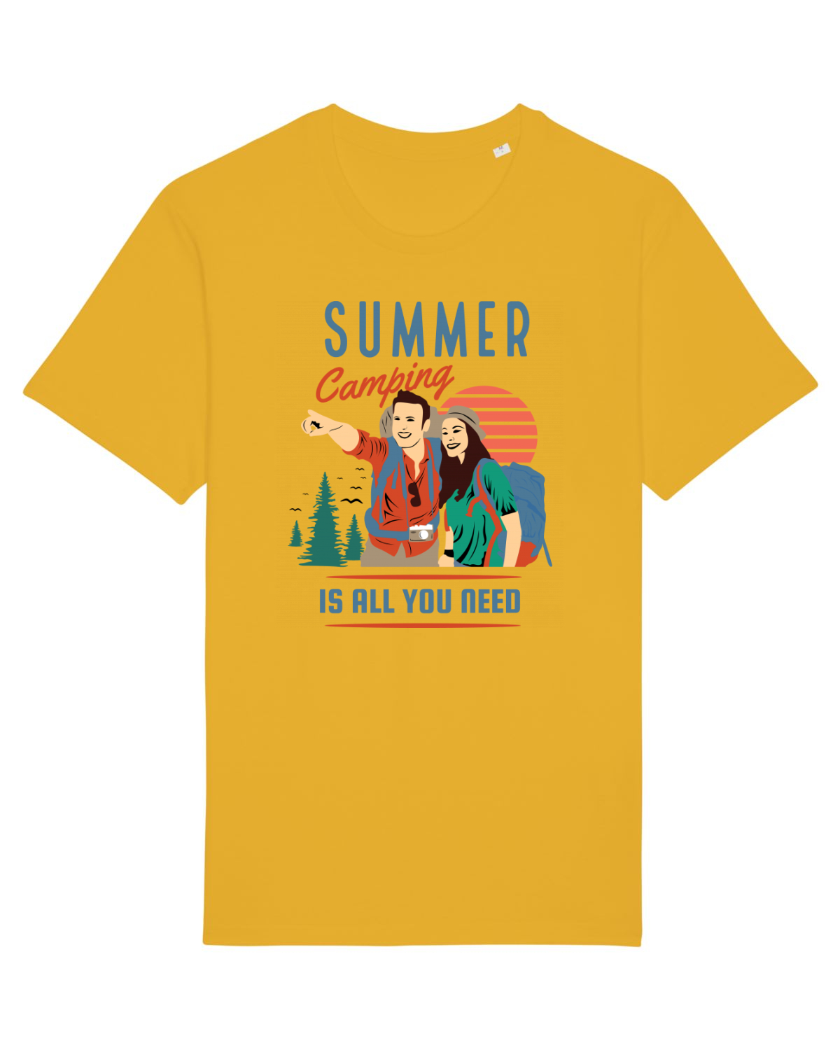 Tricou mânecă scurtă Unisex Rocker Spectra Yellow