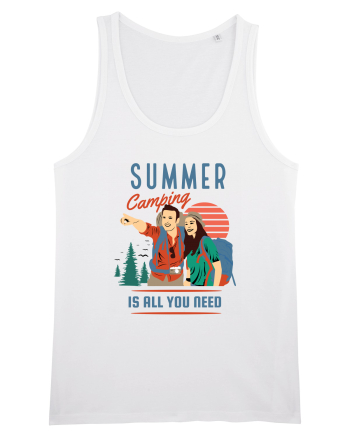 Summer Camping Is All You Need White
