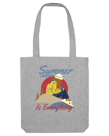 Summer Camping Is Everything Heather Grey