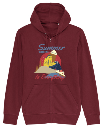 Summer Camping Is Everything Burgundy