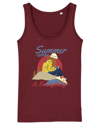 Summer Camping Is Everything Burgundy