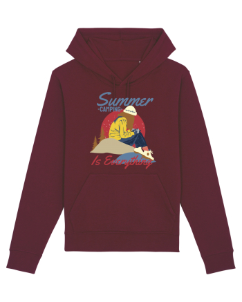 Summer Camping Is Everything Burgundy