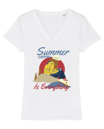 Summer Camping Is Everything White