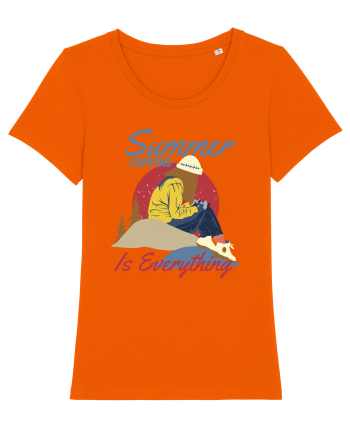 Summer Camping Is Everything Bright Orange