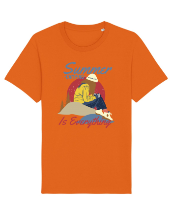 Summer Camping Is Everything Bright Orange