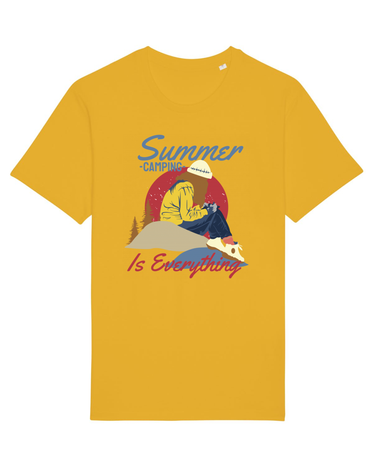 Tricou mânecă scurtă Unisex Rocker Spectra Yellow