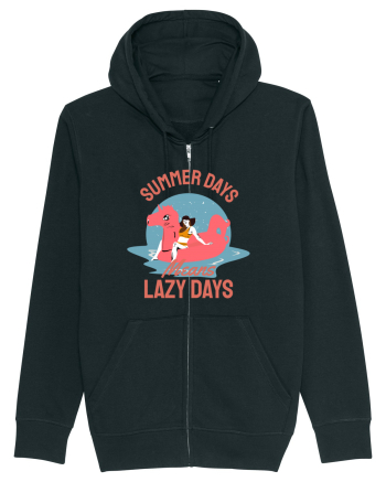 Summer Days Means Lazy Days Black