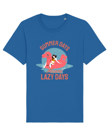 Summer Days Means Lazy Days Royal Blue