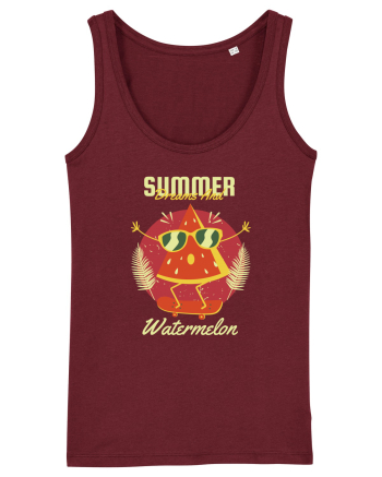 Summer Dreams And Watermelon Burgundy
