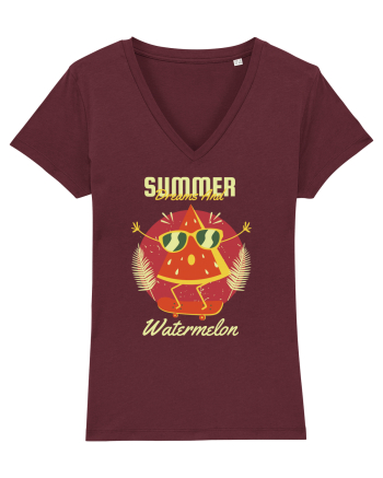 Summer Dreams And Watermelon Burgundy
