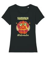 Summer Dreams And Watermelon Tricou mânecă scurtă guler larg fitted Damă Expresser