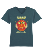 Summer Dreams And Watermelon Tricou mânecă scurtă guler V Bărbat Presenter