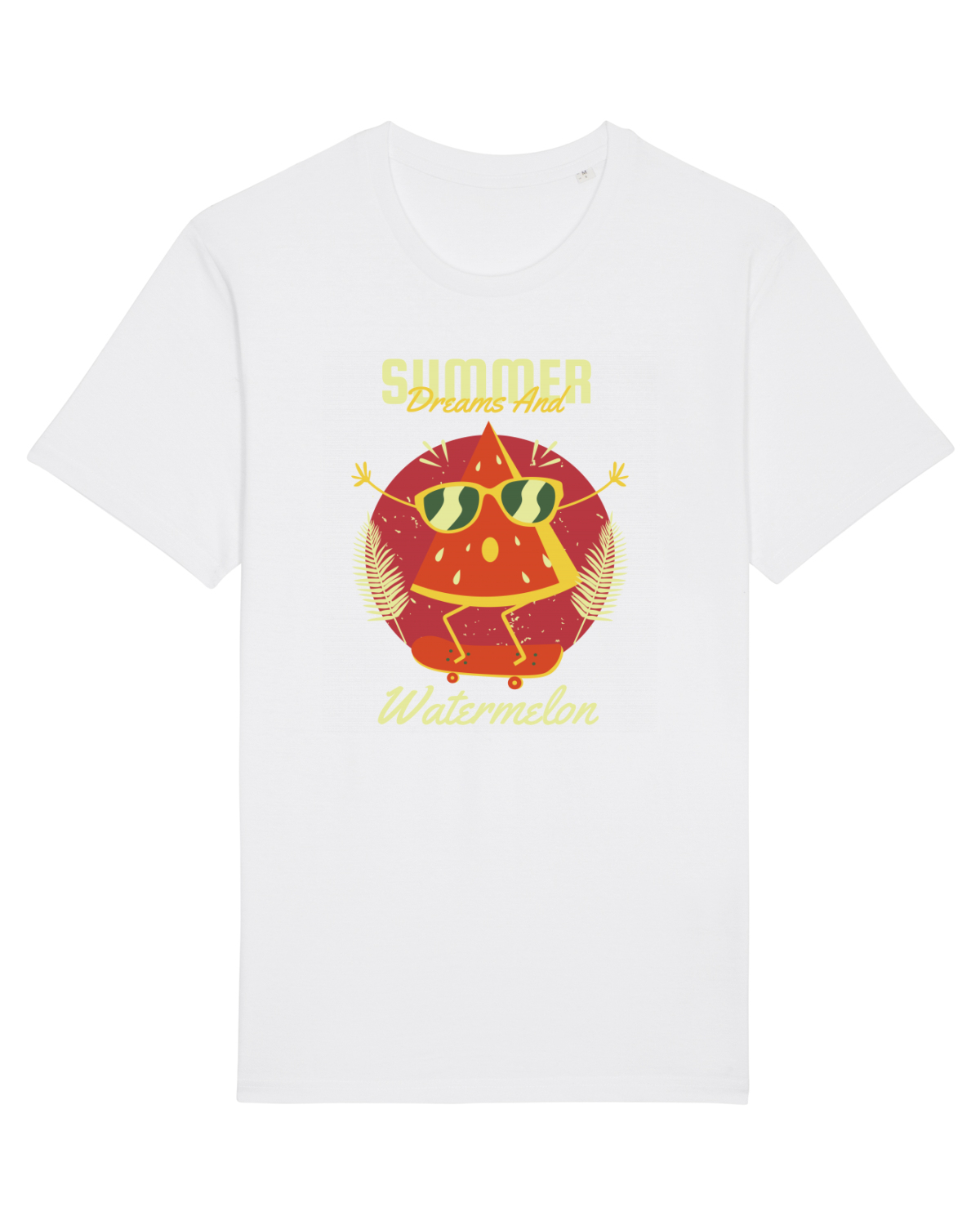 Tricou mânecă scurtă Unisex Rocker White