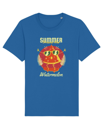 Summer Dreams And Watermelon Royal Blue