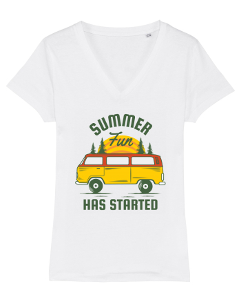 Summer Fun Has Started White