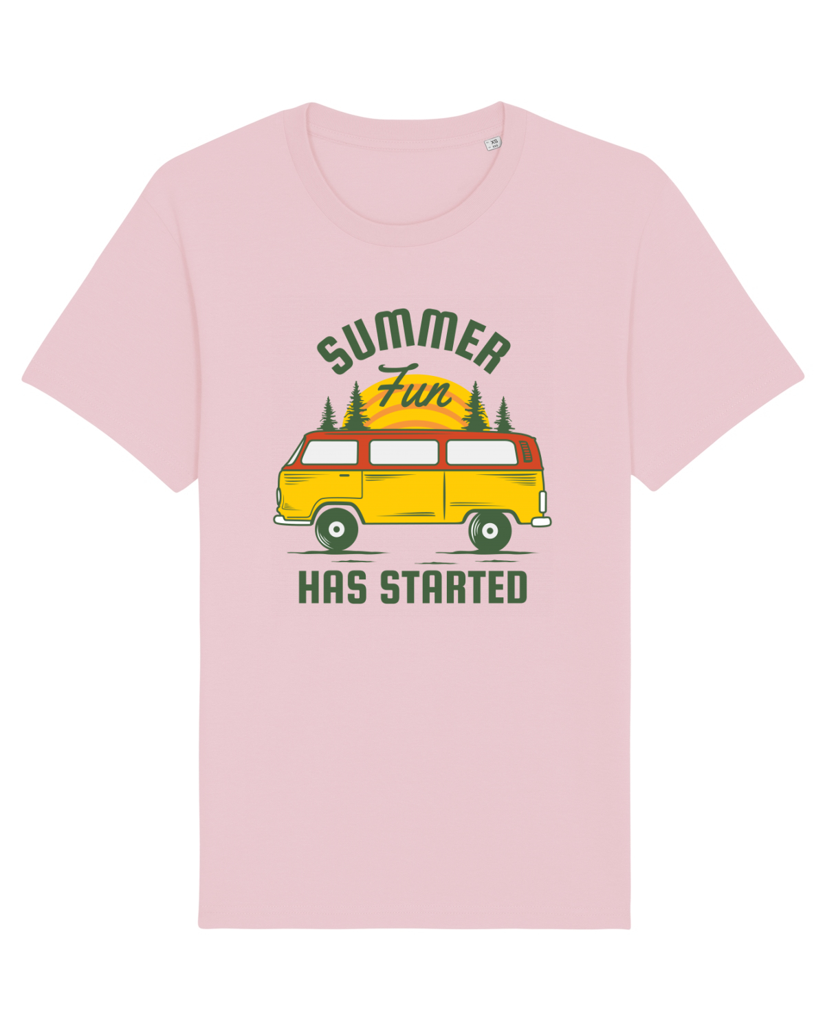 Tricou mânecă scurtă Unisex Rocker Cotton Pink