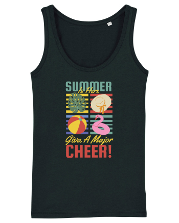 Summer is Here Give a Major Cheer! Black