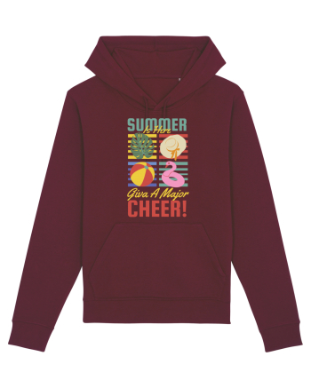 Summer is Here Give a Major Cheer! Burgundy