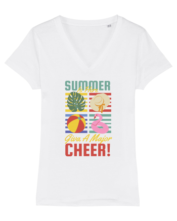 Summer is Here Give a Major Cheer! White